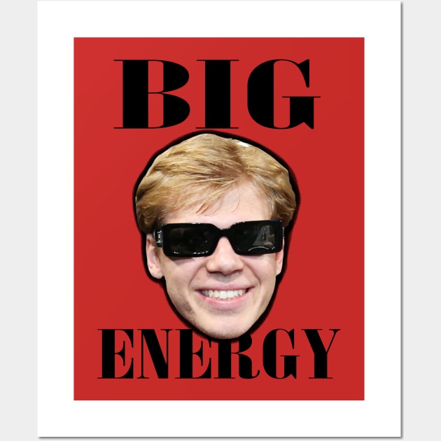 Big Gradey Dick Energy Wall Art by rattraptees